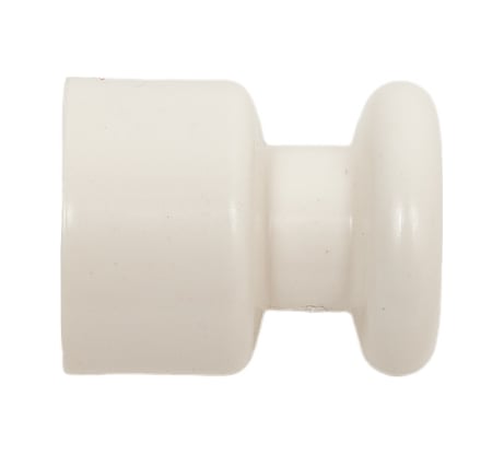 Изолятор для витых проводов Bylectrica, большой, уп.10шт., серия РЕТРО, белый, ЮЛИГ.757522.016