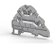 2-х ярусный пружинный клеммник Klemsan, 2,5 мм.кв. (синий); YBK2,5-2F 30 шт. 0.0.0.3.316101