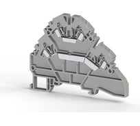 2-х ярусный пружинный клеммник Klemsan, 2,5 мм.кв. (оранжевый); YBK2,5-2F 30 шт. 0.0.0.3.316107