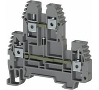 2-х ярусный клеммник Klemsan 4мм.кв., с диодом, (серый); PIK4ND-B 20 шт. 0.0.0.3.319229