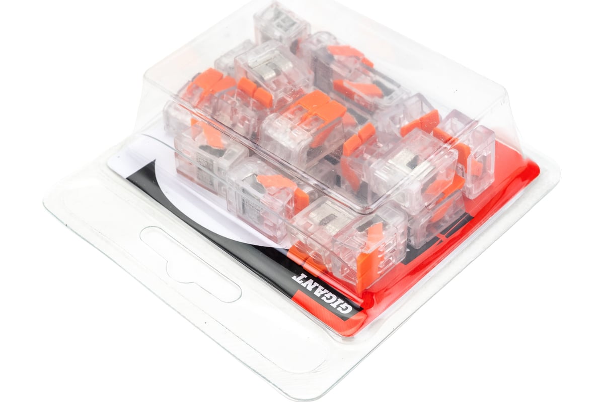 Двухпроводная клемма Gigant 20 шт/уп 0,08-2,5(4)мм² GCT-221-412-20 ...