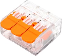 Трехпроводная клемма Gigant 50 шт/уп 0,08-2,5(4)мм² GCT-221-413-50