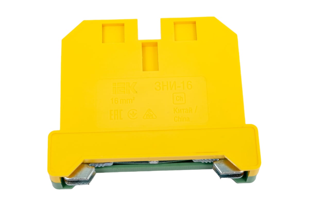 Наборный зажим IEK ЗНИ-16PEN 16кв.мм JXB-земля ИЭК YZN20-016-K52 ...