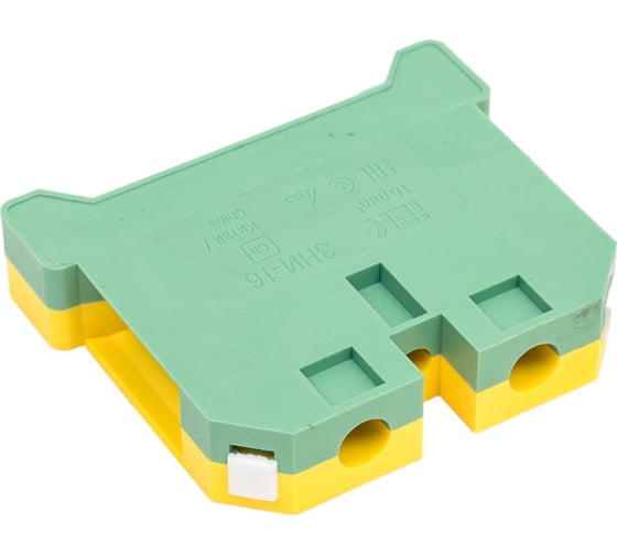 Наборный зажим IEK ЗНИ-16PEN 16кв.мм JXB-земля ИЭК YZN20-016-K52