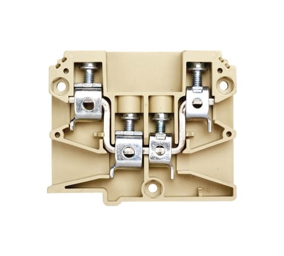 Клеммник Klemsan 4-х выводной, промежут., 2x10/2x16 мм.кв., (бежевый); AYK 10/16 20 шт. 0.0.0.3.395200 1