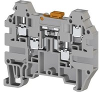 Клеммник Klemsan 4-х выводной с размыкателем, 2,5 мм.кв., (бежевый); AVK 2,5 CCA 50 шт. 0.0.0.3.324930