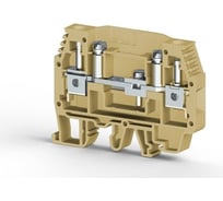 Клеммник Klemsan измерительный с 2-мя тест.разъемами, 6мм.кв., (бежевый); WGO1 60 шт. 0.0.0.3.370502