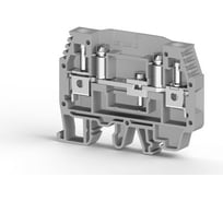 Клеммник Klemsan измерительный с 2-мя тест.разъемами, 6мм.кв., (серый); WGO1 60 шт. 0.0.0.3.370592