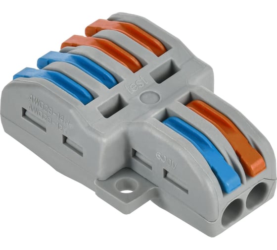 Строительно-монтажная клемма IEK СМК 222-4124 (4шт/упак) UKZ20-4124-004