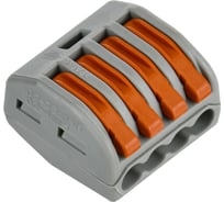 Строительно-монтажная клемма IEK СМК 222-414 (4шт/упак) UKZ20-414-004
