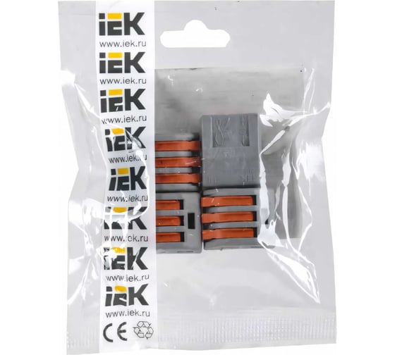 Строительно-монтажная клемма IEK СМК 222-413 (4шт/упак) UKZ-004-413