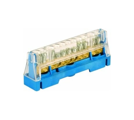 Соединительная клеммная колодка DKC 1р 7x5,3мм. цвет синий 507N