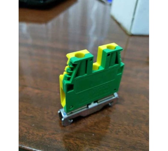 Клемма DKC винт 6мм.кв. земляная TEC.6 O ZTO120