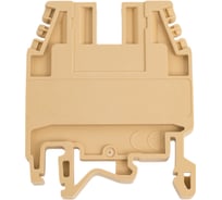 Клемма DKC винт 4мм.кв. бежевая термостойкая ZCB240