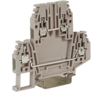 Проходной зажим DKC DBC.2GR серый 2 уровня 2,5 кв.мм ZDB100GR