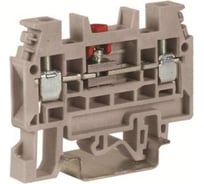 Винтовой зажим DKC SCB.4GR, тестовый с разъединителем 4 кв.мм серый ZSB300GR