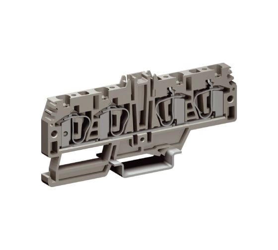 Проходной зажим DKC HMM.4 2 2GR 4кв.мм 2ввода 2 вывода ZHM220GR