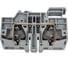 Проходной зажим DKC HMM.16 GR серый 16 кв.мм ZHM340GR 2