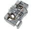 Проходной зажим DKC HMM.16 GR серый 16 кв.мм ZHM340GR 3