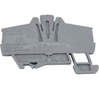 Проходной зажим DKC HMM.1 2 2GR 1,5 кв.мм серый 2 ввод 2 вывода ZHM420GR