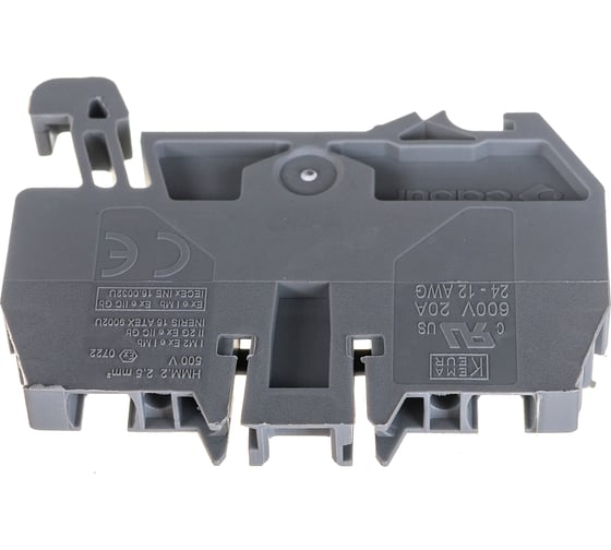 Клемма DKC HMM.2GR 2.5 мм серый ZHM500GR 1