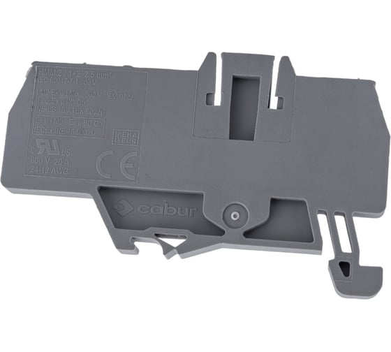 Проходной зажим DKC HMM.2 1 2GR 2,5 кв.мм серый 1 ввод 2 вывода ZHM510GR