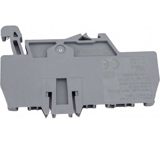 Проходной зажим DKC HMM.2 1 2GR 2,5 кв.мм серый 1 ввод 2 вывода ZHM510GR