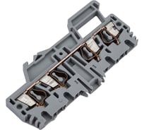 Проходной зажим DKC HMM.2 2 2GR 2,5 кв.мм серый 2 ввод 2 вывода ZHM520GR