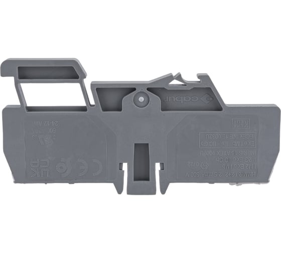 Проходной зажим DKC HMM.2 2 2GR 2,5 кв.мм серый 2 ввод 2 вывода ZHM520GR