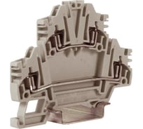 Двухуровневый проходной зажим DKC HMD.2NGR серый, 2,5 кв.мм ZHD400GR