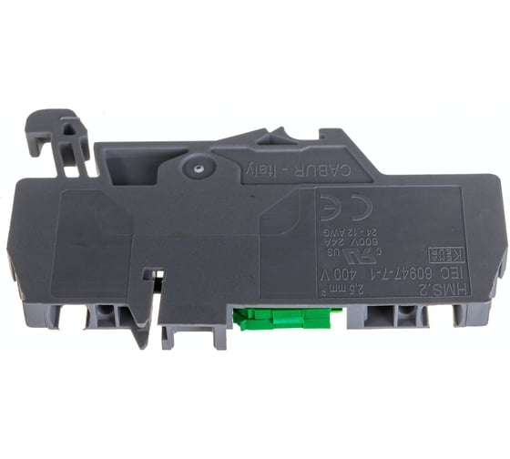 Клемма с ножевым разъединителем DKC HMS.2GR, 2,5 кв.мм серая ZHS200GR