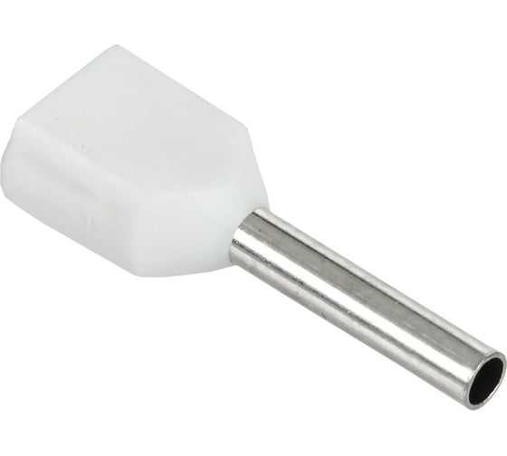 Наконечник IEK ншви2 0,75-10 белый 20штук/упаковка UTE10-4-D2-1-100 1