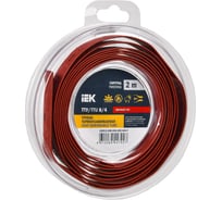 Термоусадочная трубка IEK ТТУ нг-ls 8/4 красная (2м/упак) UDR12-008-004-002-K04-T