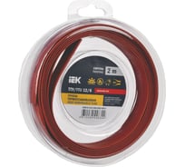 Термоусадочная трубка IEK ТТУ нг-ls 12/6 красная (2м/упак) UDR12-012-006-002-K04-T