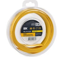 Термоусадочная трубка IEK ТТУ нг-ls 12/6 желтая (2м/упак) UDR12-012-006-002-K05-T