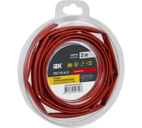Термоусадочная трубка IEK ТТУ нг-ls 4/2 красная (2м/упак) UDR12-004-002-002-K04-T