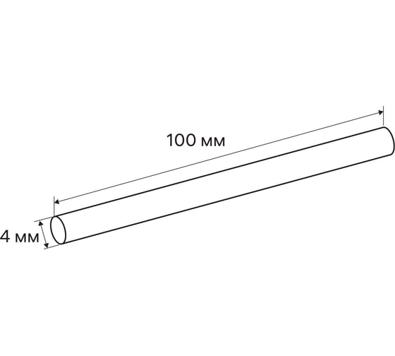 Термоусадочные трубки, duwi набор, 100мм, Ø4>2мм, 18шт, 28661 5