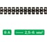 Винтовая клемма REV пластик, 6-25мм², черная, 1шт, 12 пар, 24583 4 2