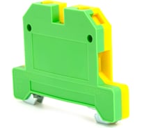 Наборный изолированный винтовой зажим STEKKER Ld551-4-60 зни 6,0 мм2 (jxb 6), желтый, зеленый, 50 штук в упаковке 49488