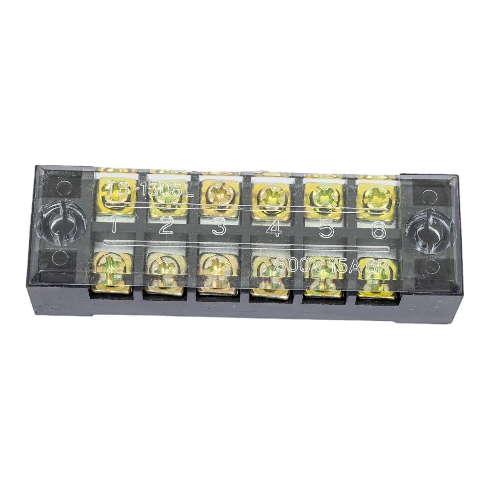 Блок зажимов Электротехник Тв-1506, 15а, 6 клеммных пар, ip30 ET018983 ...