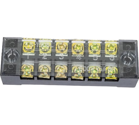 Блок зажимов Электротехник Тв-1506, 15а, 6 клеммных пар, ip30 ET018983