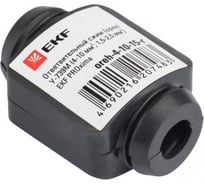 Ответвительный сжим EKF орех У739М 4-10 мм2 1,5-2,5 мм2 розничный стикер SQoreh-4-10-15-r