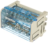 Шина Tekfor нулевая в корпусе на DIN-рейку SNK-2-2-07 06-09-001