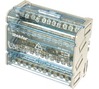 Шина Tekfor нулевая в корпусе на DIN-рейку SNK-2-4-11 06-09-005