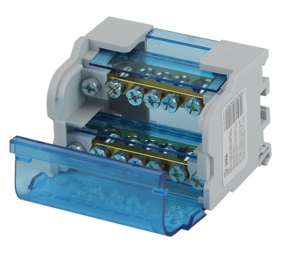 Шины на DIN-рейку в корпусе ЭРА NO22413 ШНК 2х7 L+PEN Б0043931