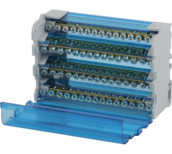 Шины на DIN-рейку ЭРА NO-224-17 в корпусе ШНК 4х15 3L+PEN Б0043935