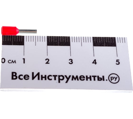 Наконечник-гильза ЭРА NO-570-02 с изолированным фланцем Е1508 1,5мм2 Б0041453