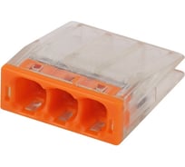 Компактная клемма с пастой (СМК) ЭРА NO22435 серии 243, 3 отверстия, 0,5-2,5мм2 Б0043953