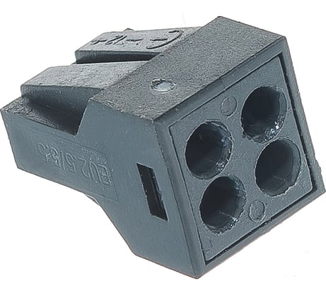 Клемма с пастой (СМК) ЭРА NO22453 серии 304, 4 отверстия, 0,5-2,5 мм2 Б0043971