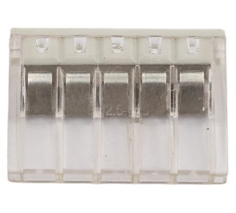 Компактная клемма ЭРА СМК NO-224-43 с пастой серии 245, 5 отверстий, 0,5-2,5 мм Б0043961